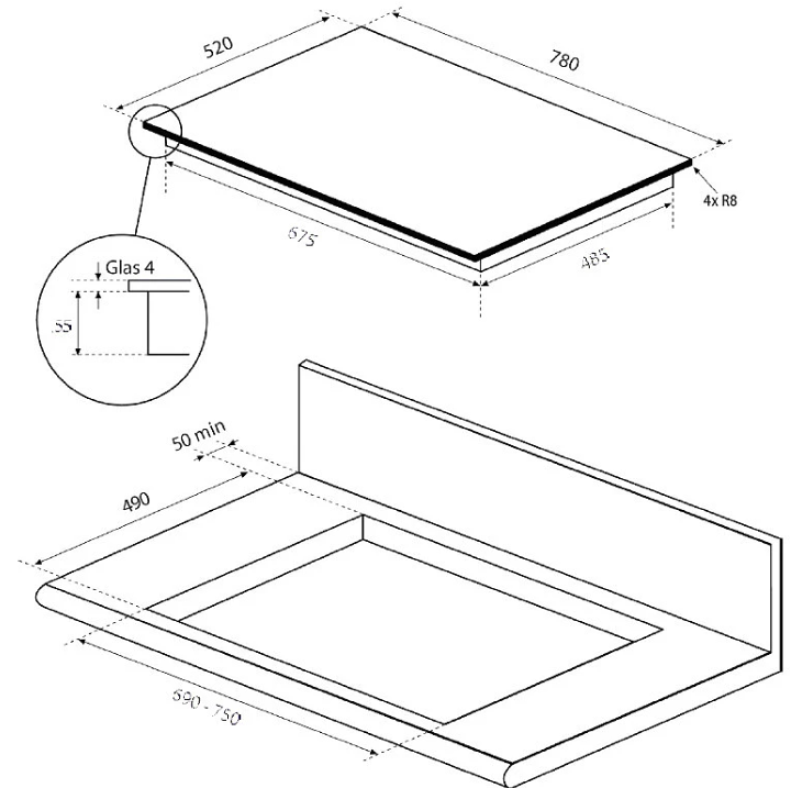 KIH 8645-6B Pure Black